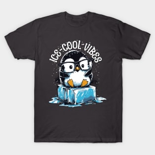 Nerdy Penguin, Ice-Cool Vibes T-Shirt